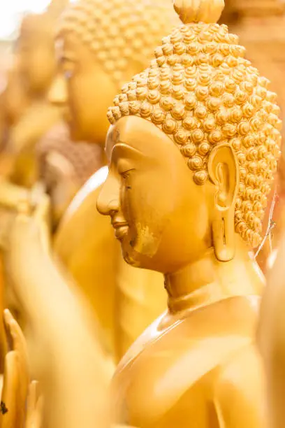 Photo of Buddha temple statues in Chiang Mai, Thailand