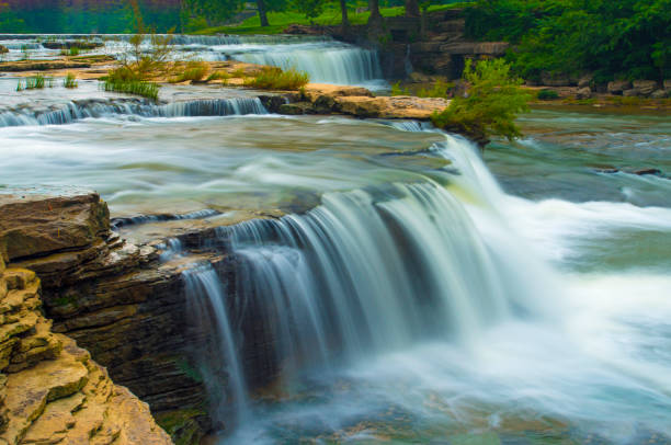 istock Waterfall-Cataract Falls-- On Mill Creek-Owen County Indiana 1217872471