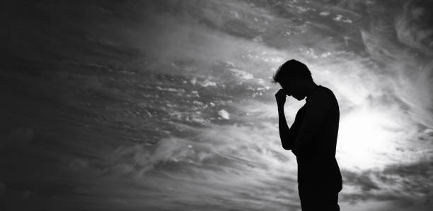 Stressed, sadness concept.