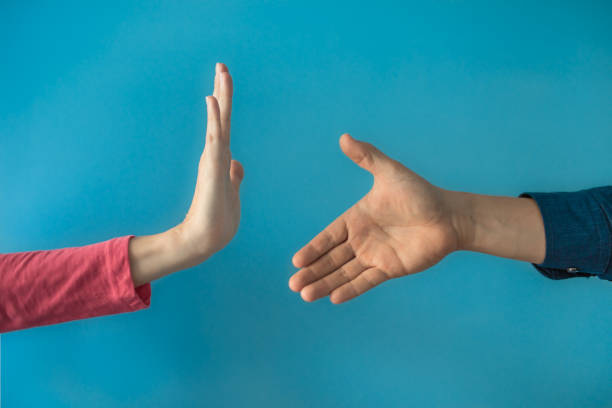istock Don't shake hands to stop the spread of Coronavirus and germs concept. 1217874627