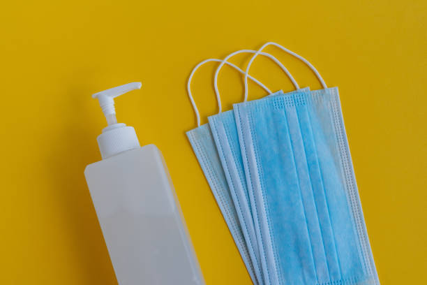 Hand Sanitizer and 3 layer surgical mask