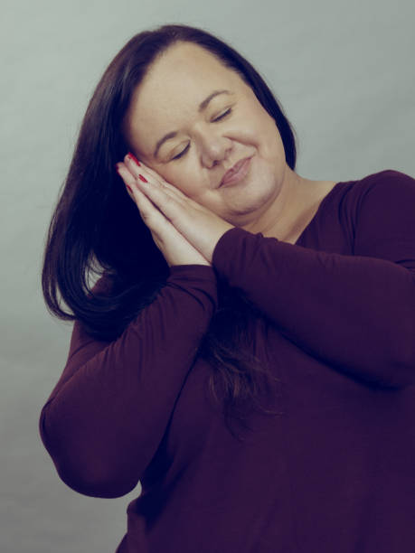 istock Woman being sleepy gesturing 1217876109