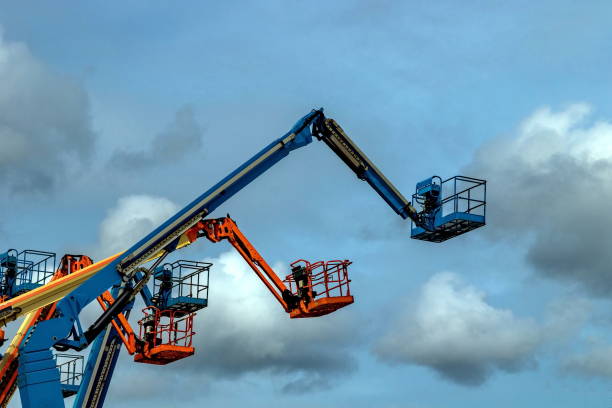 istock Genie booms for rent 1217877243