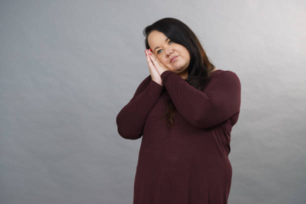 istock Woman being sleepy gesturing 1217877344