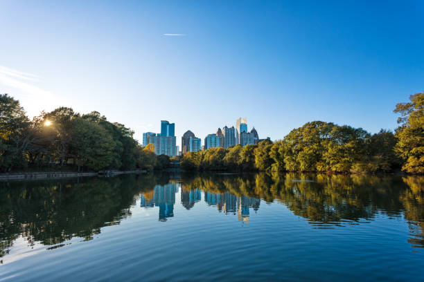 istock The Atlanta skyline from Piedmont Park 1217880303