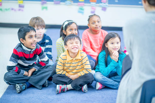 istock Diverse group of kids in the classroom 1217882853