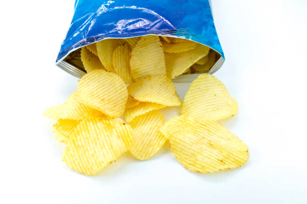 istock bag of potato chips on white background 1217885110
