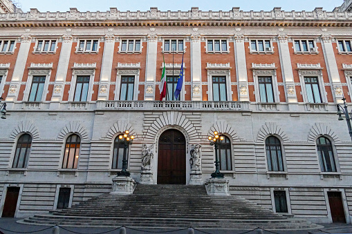 Seat of the Italian Chamber of Deputies in the Montecitorio Palace.