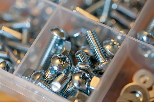 Assorted screws and nuts