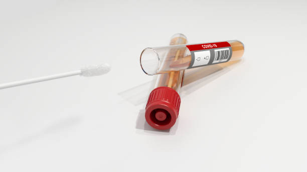 istock Coronavirus COVID-19 test tubes empty result for mark positive or negative 1217889577