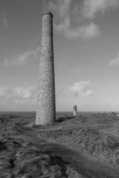 istock Disused industrial chimney 1217889817