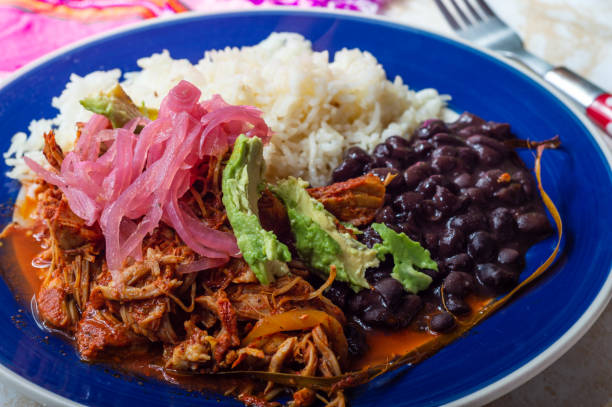 istock Cochinita Pibil, Mexican pit roasted pork dish 1217896405
