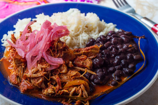 istock Cochinita Pibil, Mexican pit roasted pork dish 1217897343