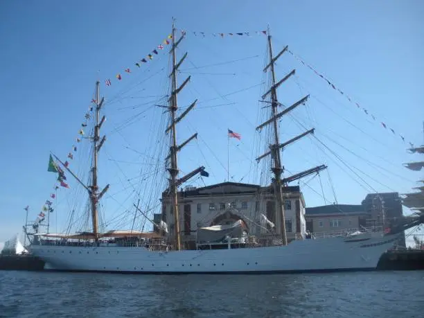 Tallship in Boston Harbor