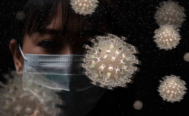 istock Women wearing protective mask against transmissible infectious diseases and as protection against the Coronavirus COVID-19. 1217902492