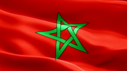 Morocco Waving Flag National 3d Moroccan Flag Waving Sign Of Morocco  Seamless Loop Animation Moroccan Flag Hd Resolution Background Morocco Flag  Closeup 1080p Full Hd Video For Presentation Stock Video - Download