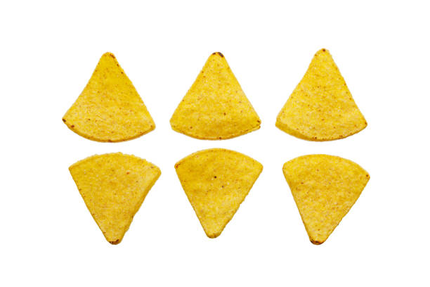 istock mexican nachos tortilla chips, isolated on white 1217905143