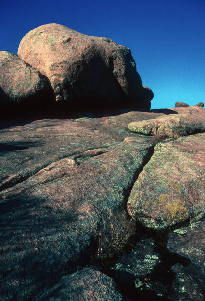 istock Elephant Rocks State Park - Pink Granite & Sky - 2002 1217912951