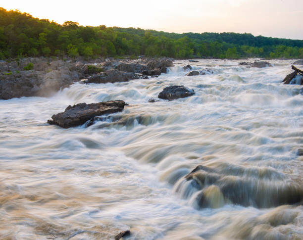 istock Rushing rapids at Mather Gorge Near Washington DC 1217913092