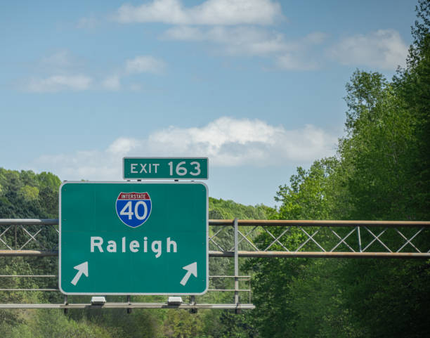 istock Raleigh, NC, Highway Sign 1217915123