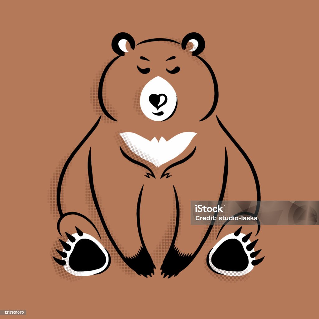 Bạn đang muốn vẽ một con gấu hoạt hình, nhưng lại không biết bắt đầu từ đâu? Hãy xem bức tranh này để có ý tưởng vẽ một con gấu đơn giản và dễ thương.