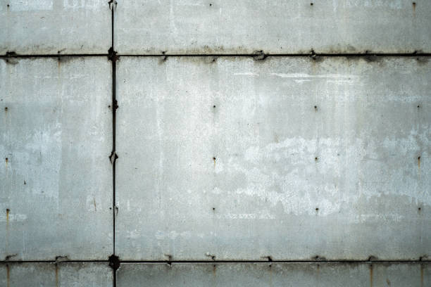 istock Coarse gray plaster and stain. 1217934832