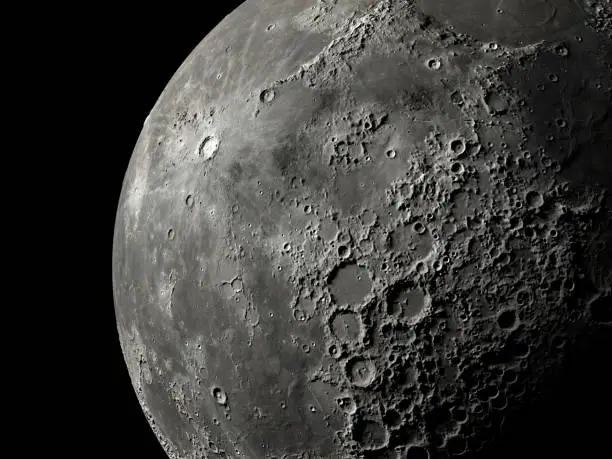 Close up super moon