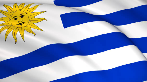 istock Uruguay National Flag (Uruguayan flag) 1217944025