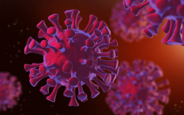 istock Microscopic view of Coronavirus SARS 1217946195