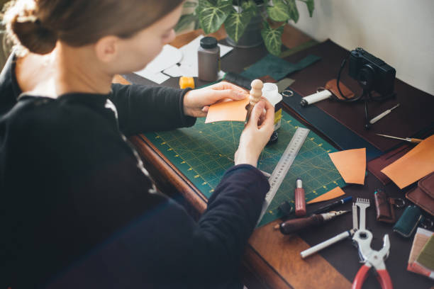 istock Craftperson working at home 1217949265