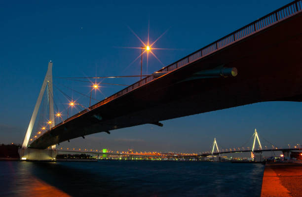 istock A huge bridge with beautiful streetlights. 1217949758