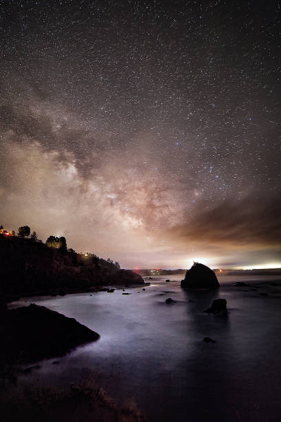 istock The Night Sky at a Northern California Beach 1217950536