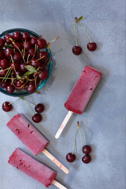 istock delicious ice cream with cherries 1217950813