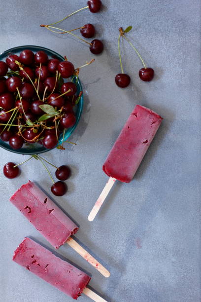istock delicious ice cream with cherries 1217950835