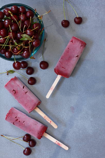 istock delicious ice cream with cherries 1217950855
