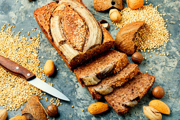 istock Homemade banana bread. 1217952837