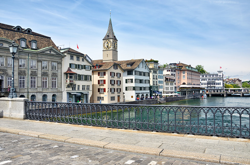 Munsterbrucke is a bridge (1838) over the Limmat in the municipality of Zurich, Switzerland