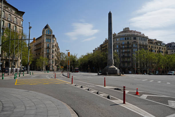 The Telefèric de Montjuïc in Barcelona, Spain