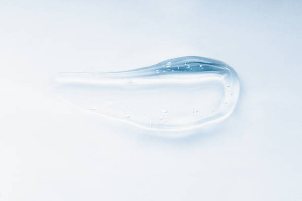 istock Cosmetic cream transparent liquid gel 1217958473