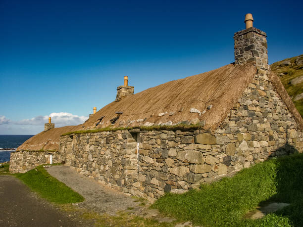 istock Cearrannan Blackhouse Village 1217961498