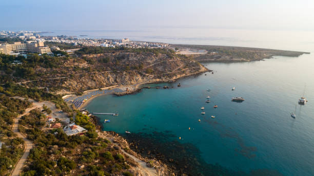 istock Aerial Konnos beach, Protaras, Cyprus 1217966472