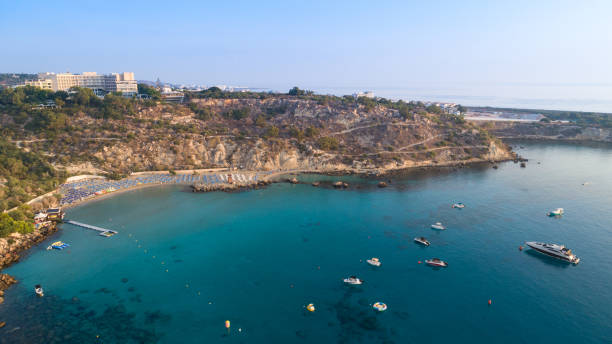 istock Aerial Konnos beach, Protaras, Cyprus 1217967071