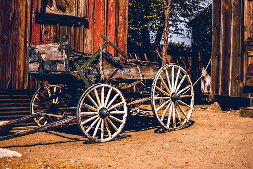 Old Wagon Ghost Town Californian. High Quality Vintage look. USA