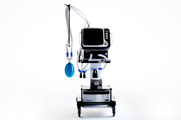 istock Medical Ventilator for mechanical ventilation of the lungs on white background 1217968356