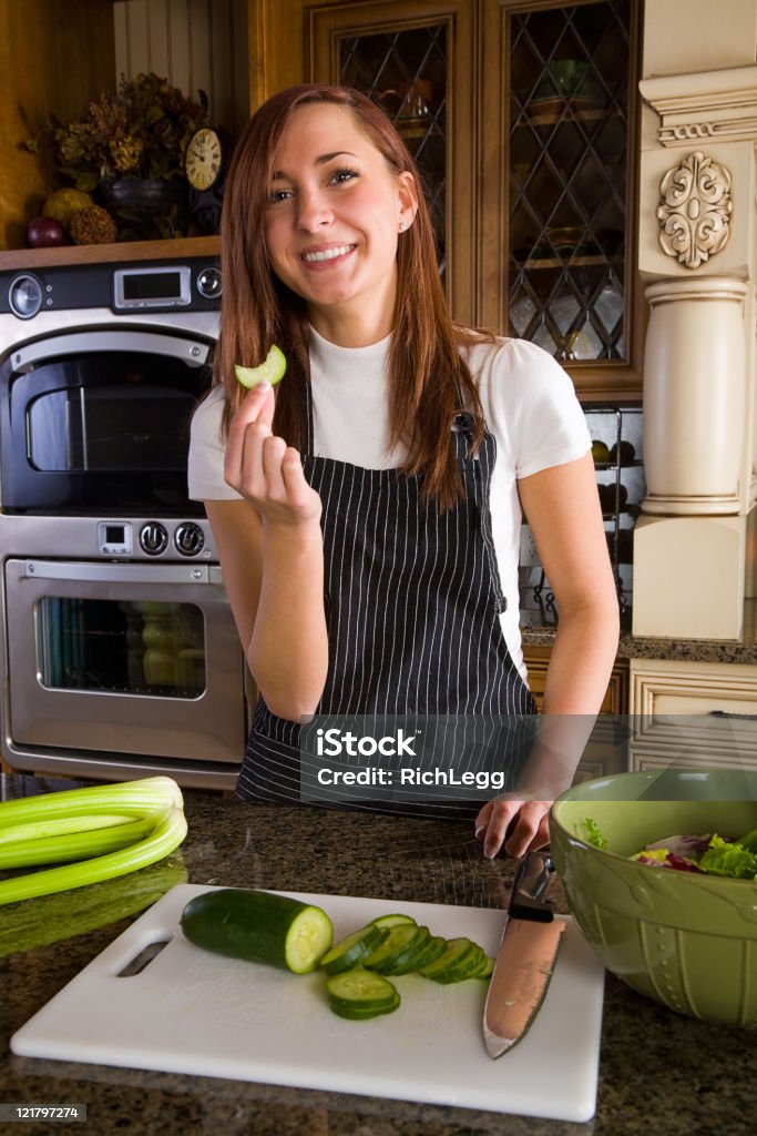 In der Kitchen " - Lizenzfrei Das Leben zu Hause Stock-Foto