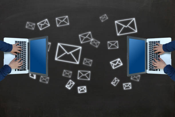 Email online messaging social media communication laptop