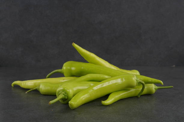 istock Fresh green peppers stock photo 1217982906