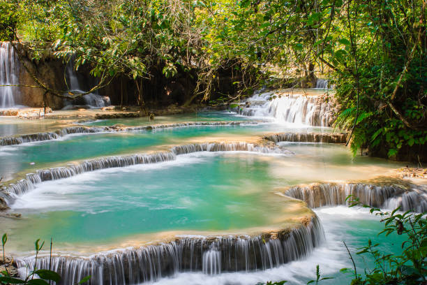 istock The Kuang Si Falls near Luang Prabang - Laos 1217984628