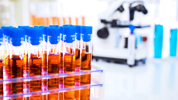 istock The sample test tube with coronavirus positive mark 2 1217986296