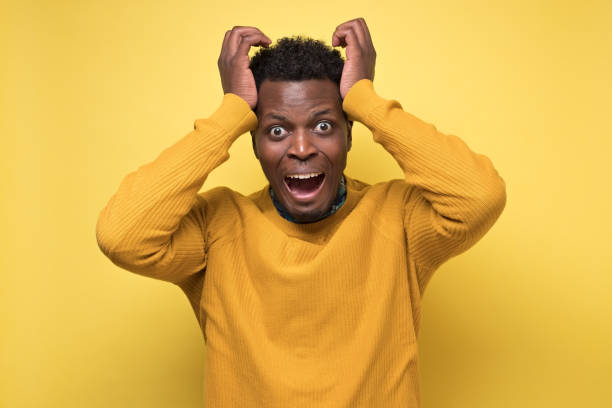 istock Stressed horrified student in panic, receiving bad news concept 1217995608